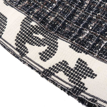 Chanel Tweed Skirt Navy — view 5