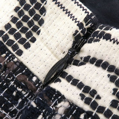 Chanel Tweed Skirt Navy — view 4