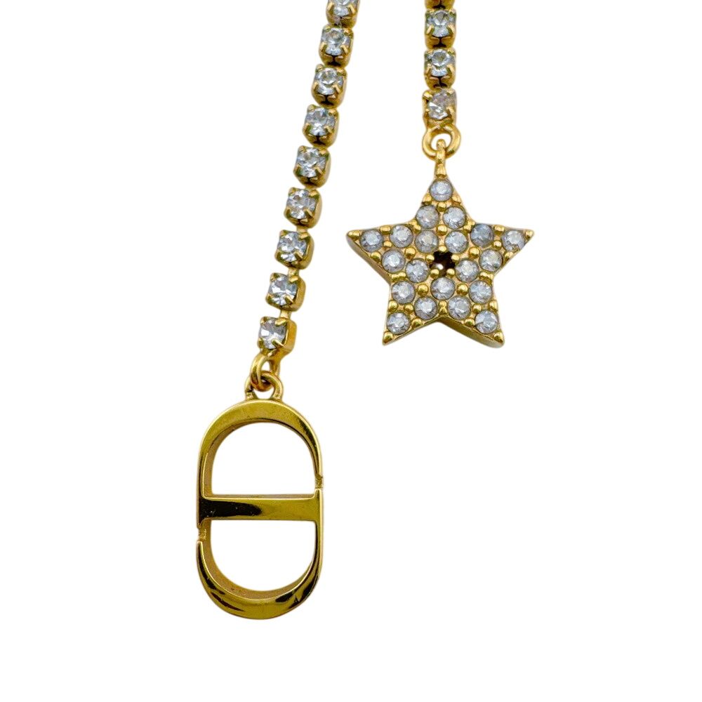 Dior CD Logo Star Earrings — view 3