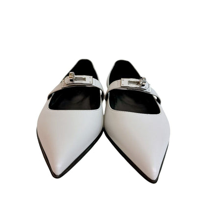 Hermes Kelly Buckle Ballet Shoes — view 2