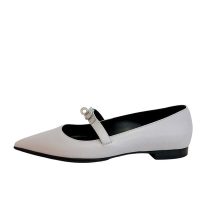 Hermes Kelly Buckle Ballet Shoes