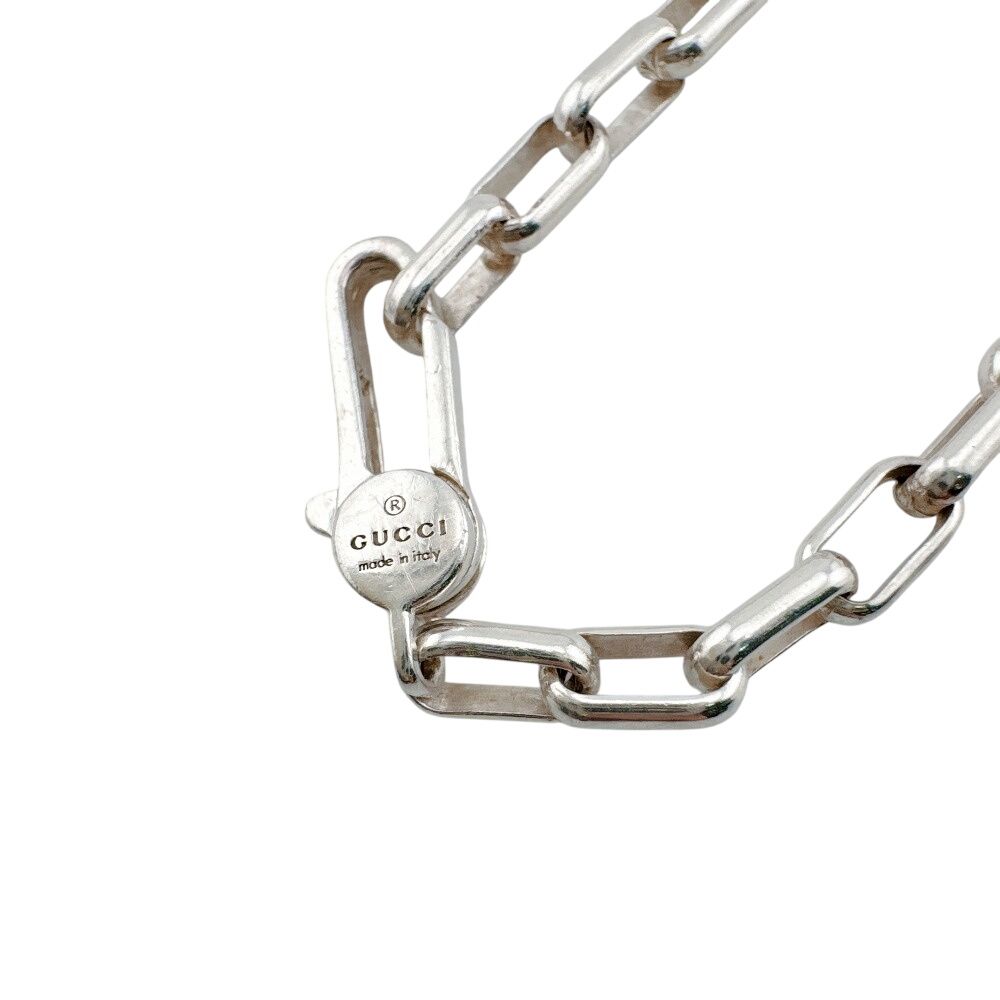 Gucci Interlocking Bracelet Silver — view 4