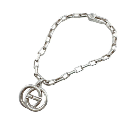 Gucci Interlocking Bracelet Silver — view 2
