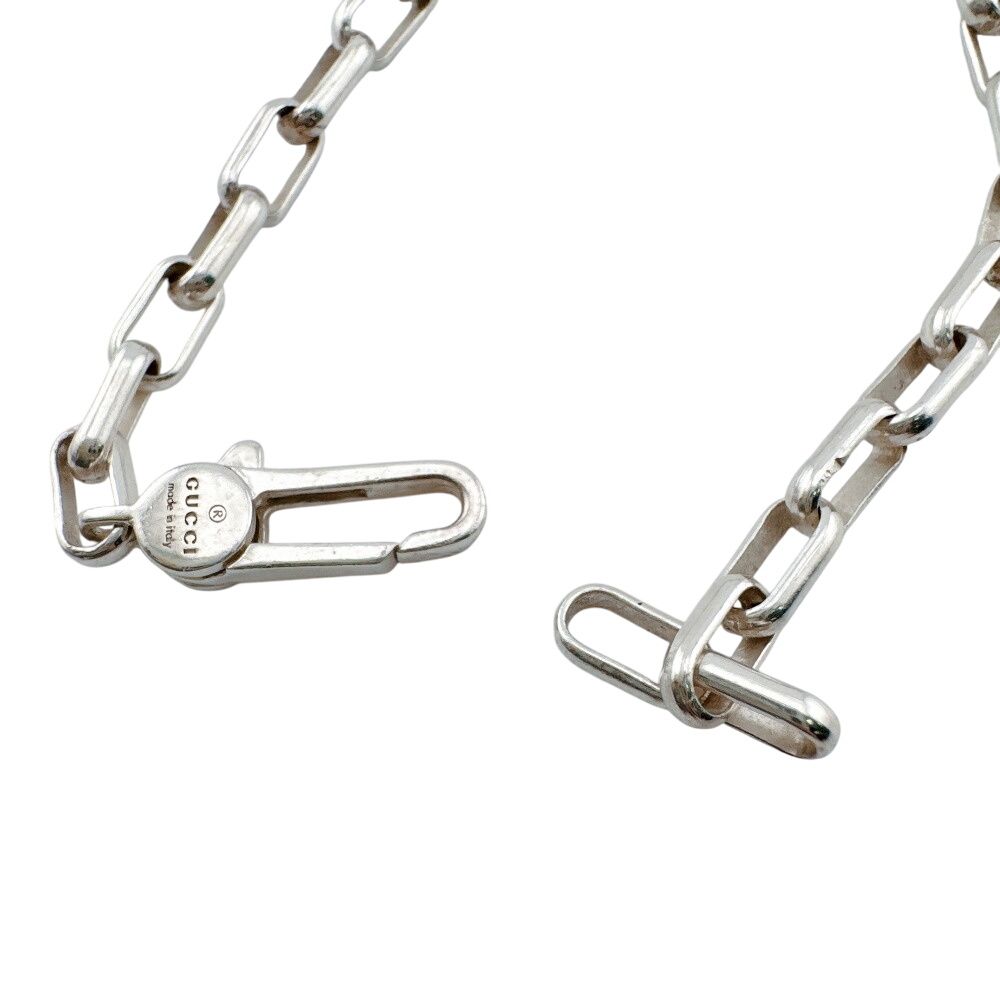 Gucci Interlocking Bracelet Silver — view 5