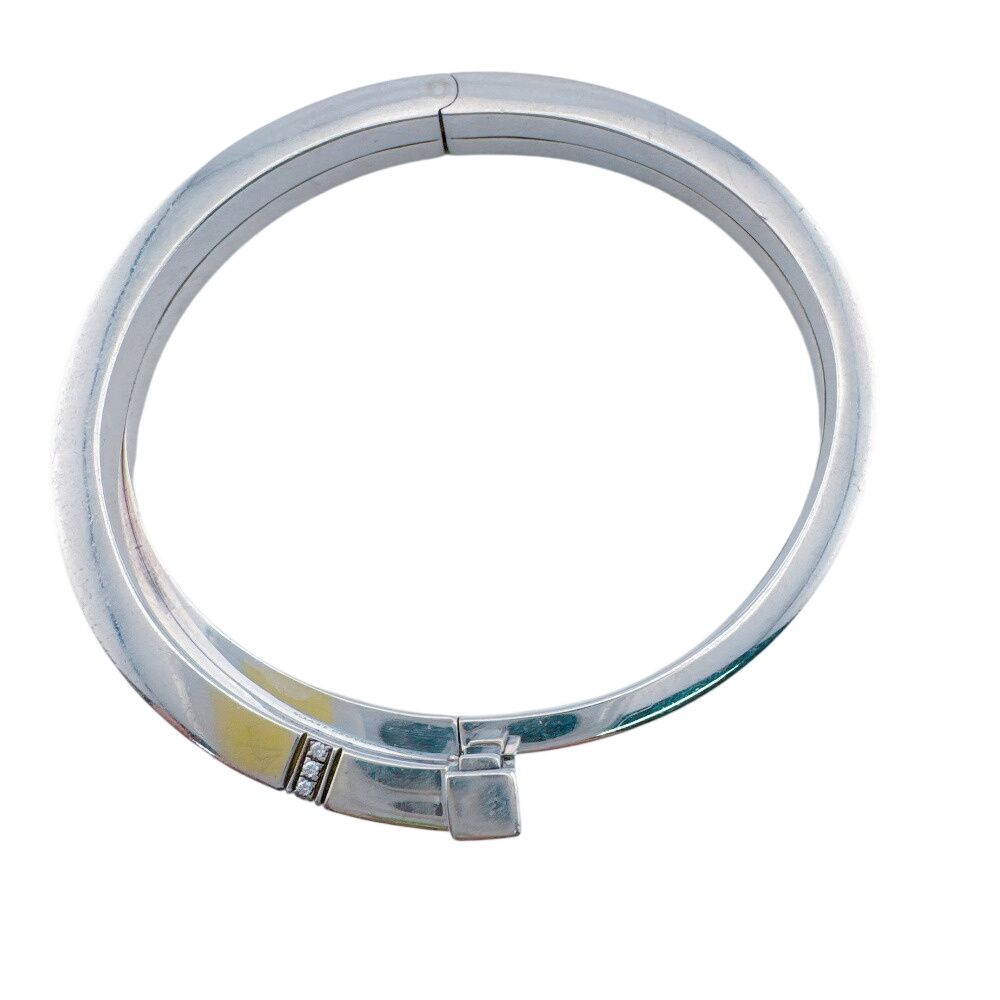 Tiffany & Co Bracelet Diamond T Square Wrap Bangle — view 3