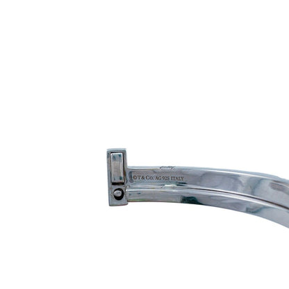 Tiffany & Co Bracelet Diamond T Square Wrap Bangle — view 8