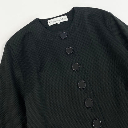 Dior Color Jacket Long M Black Cotton — view 4