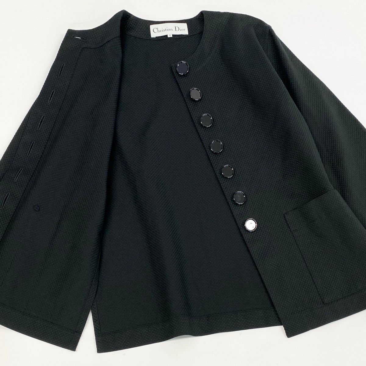 Dior Color Jacket Long M Black Cotton — view 5