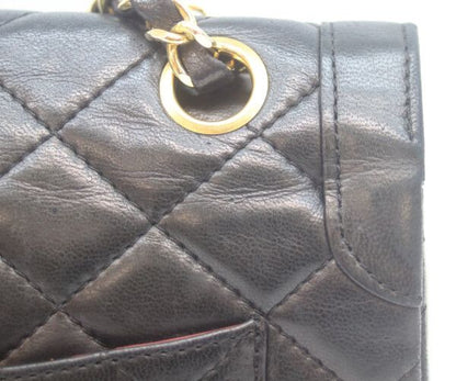 Chanel Black Lamb Double Flap Limited Edition Mini Quilted 22 — view 8