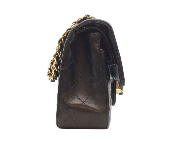 Chanel Black Lamb Gold Double Flap Quilted 23 — view 4