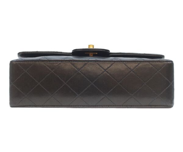 Chanel Black Lamb Gold Double Flap Quilted 23 — view 5