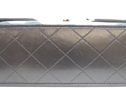 Chanel Black Lamb Gold Double Flap Quilted 23 — view 7