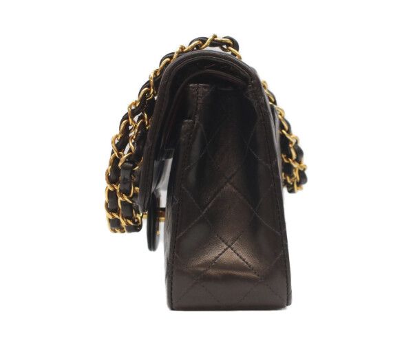 Chanel Black Lamb Gold Double Flap Quilted 23 — view 2