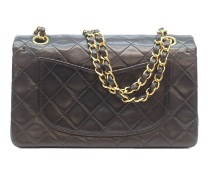 Chanel Black Lamb Gold Double Flap Quilted 23 — view 3