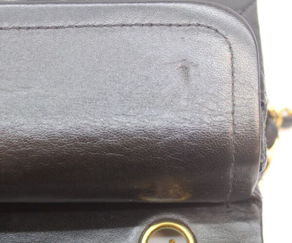 Chanel Black Lamb Gold Double Flap Quilted 23 — view 9