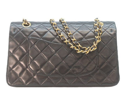 Chanel Black Lamb Gold Double Flap Quilted 25 — view 3