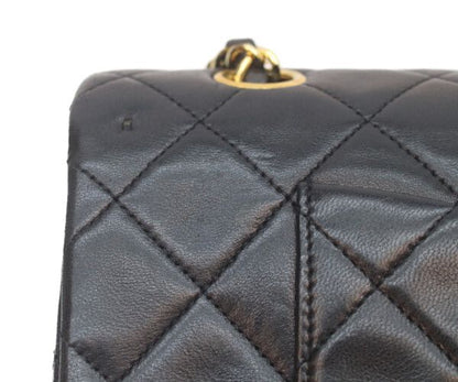 Chanel Black Lamb Gold Double Flap Quilted 25 — view 9