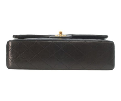 Chanel Black Lamb Gold Double Flap Quilted 25 — view 5