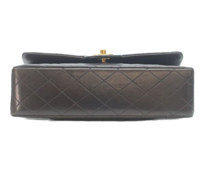 Chanel Black Lamb Gold Double Flap Quilted 25 — view 5