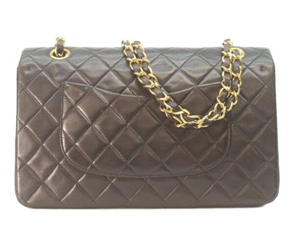 Chanel Black Lamb Gold Double Flap Quilted 25 — view 3