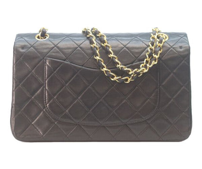 Chanel Black Lamb Gold Double Flap Quilted 25 — view 3