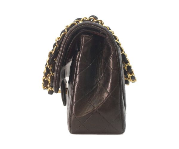 Chanel Black Lamb Gold Quilted 23 Shoulder — view 2