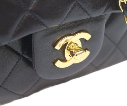 Chanel Black Lamb Gold Quilted 23 Shoulder — view 5