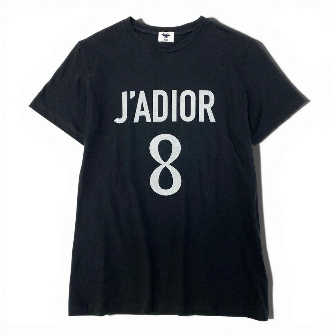 Dior Jadior 8 Black Cotton Linen Short Sleeve T-Shirt — view 2