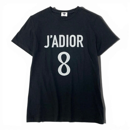 Dior Jadior 8 Black Cotton Linen Short Sleeve T-Shirt — view 2