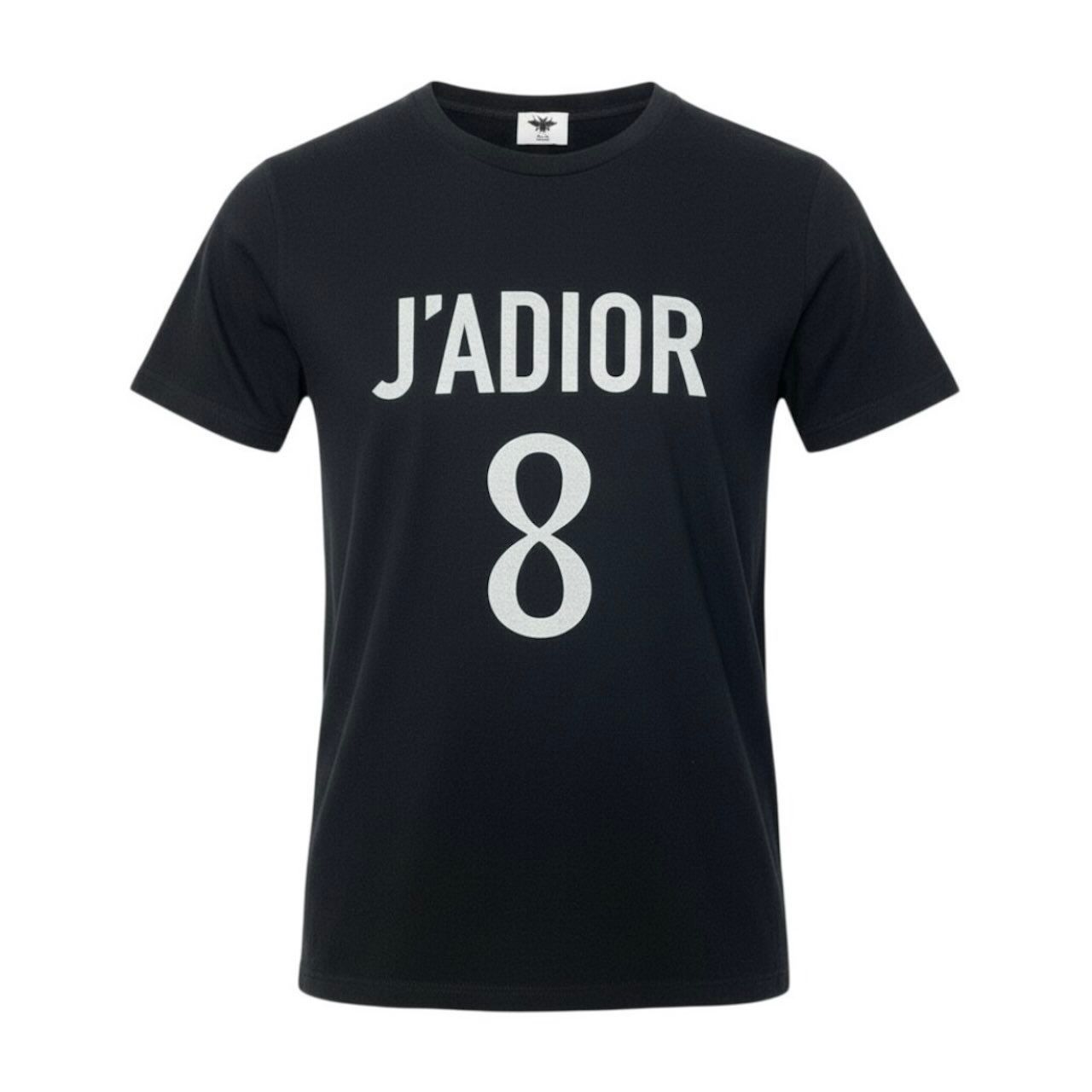 Dior Jadior 8 Black Cotton Linen Short Sleeve T-Shirt