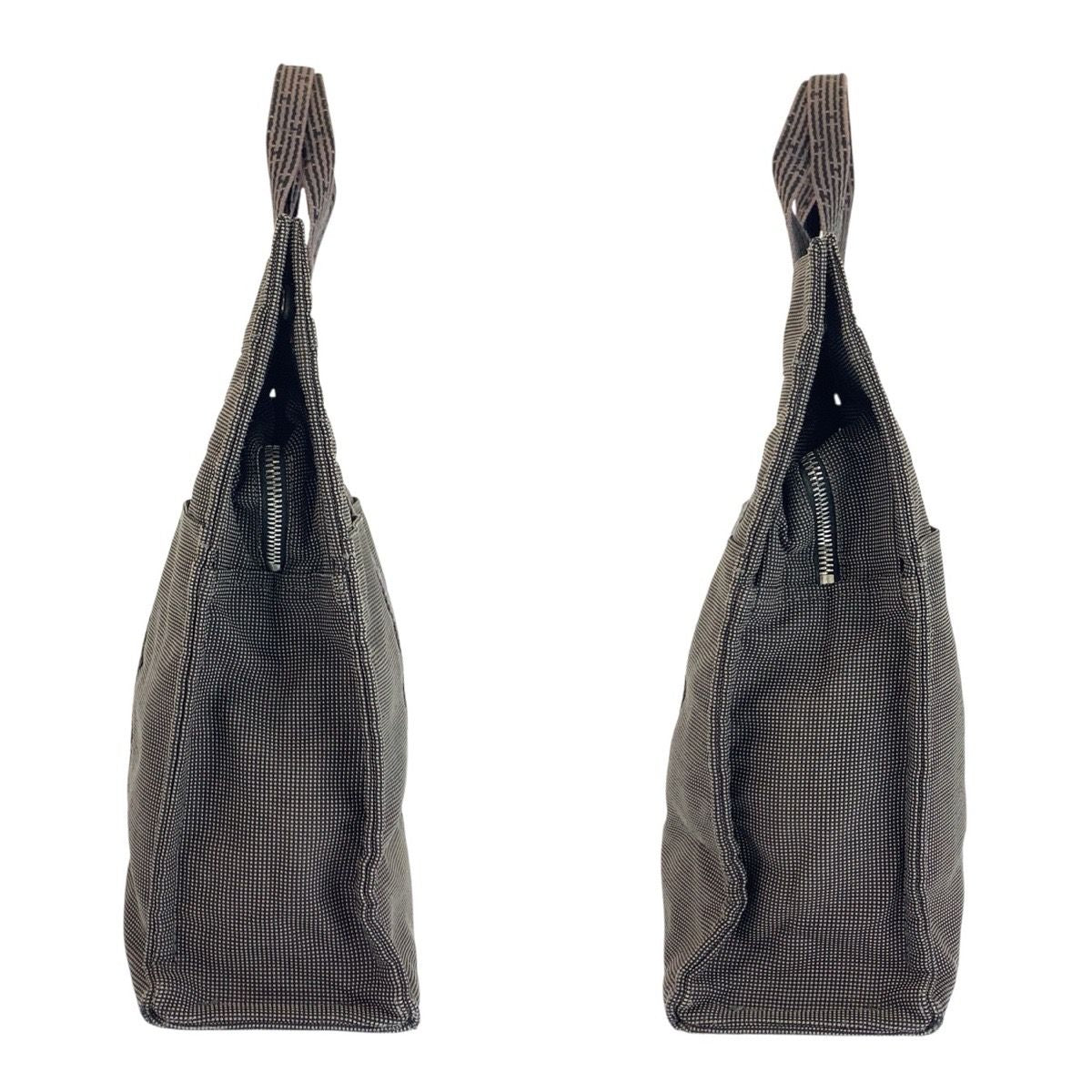 Hermes Her Line Gray Silver Polyamide Polyester Tote — view 7