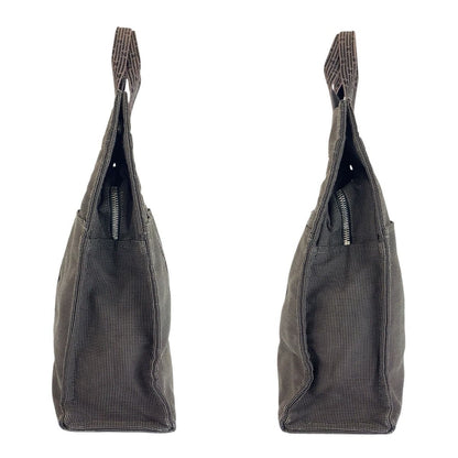 Hermes Her Line Gray Silver Polyamide Polyester Tote — view 7
