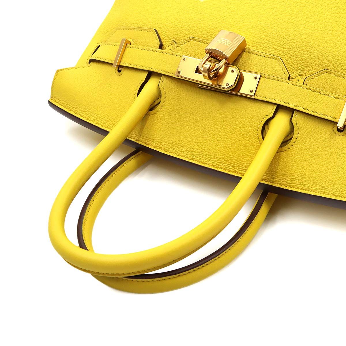 Hermes Birkin 30 Taurillon Novijo Jo Nunapur Hand Bag Gold — view 5