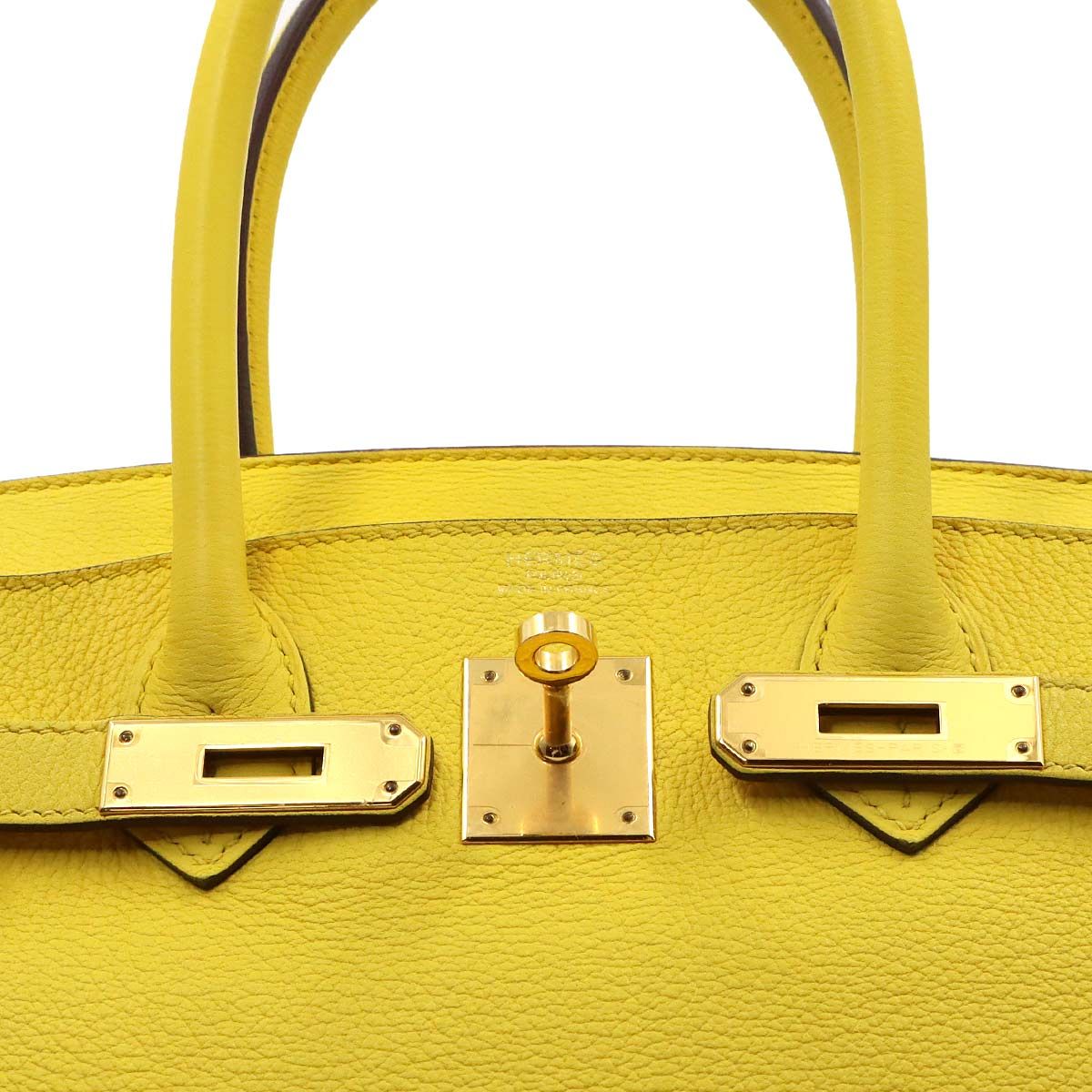 Hermes Birkin 30 Taurillon Novijo Jo Nunapur Hand Bag Gold — view 7