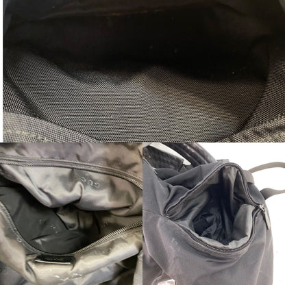 Gucci Nylon Leather Backpack Black — view 7