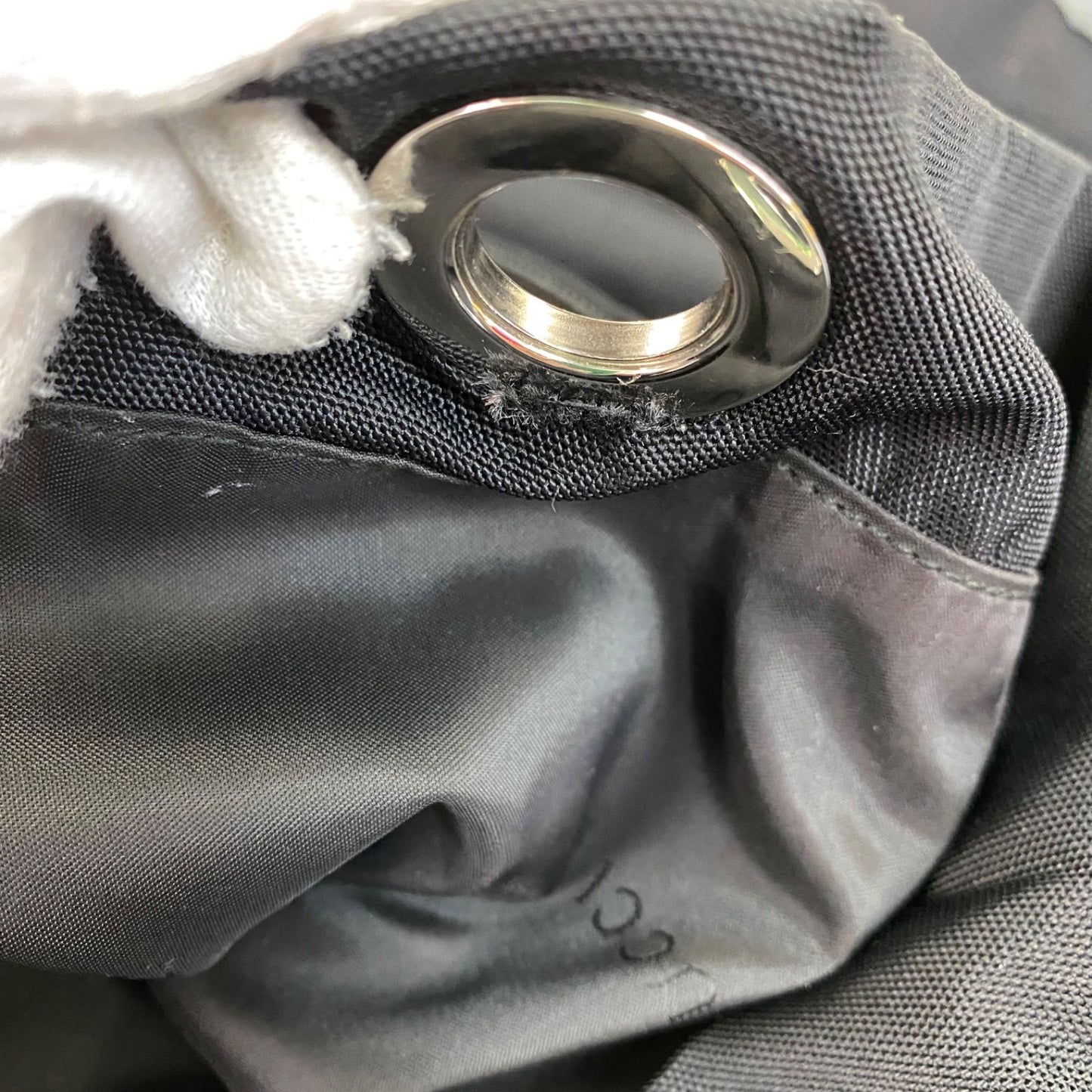 Gucci Nylon Leather Backpack Black — view 8