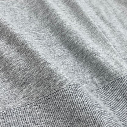 Brunello Cucinelli Gazette Ribbed Short Sleeve T-Shirt XL Gray Cotton — view 6