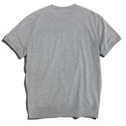 Brunello Cucinelli Gazette Ribbed Short Sleeve T-Shirt XL Gray Cotton — view 3
