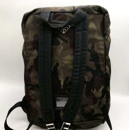 Prada Backpack Camouflage Nylon Khaki Multi — view 2