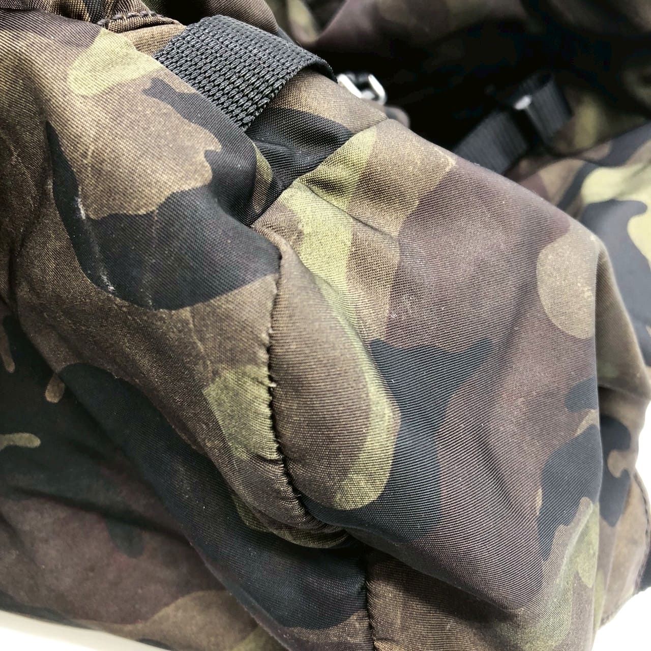 Prada Backpack Camouflage Nylon Khaki Multi — view 5