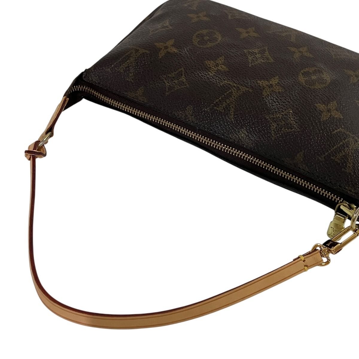 Louis Vuitton Pochette Monogram Handbag Canvas — view 7