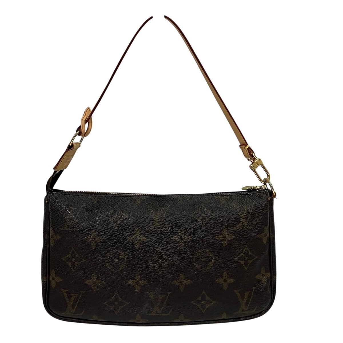 Louis Vuitton Pochette Monogram Handbag Canvas — view 2