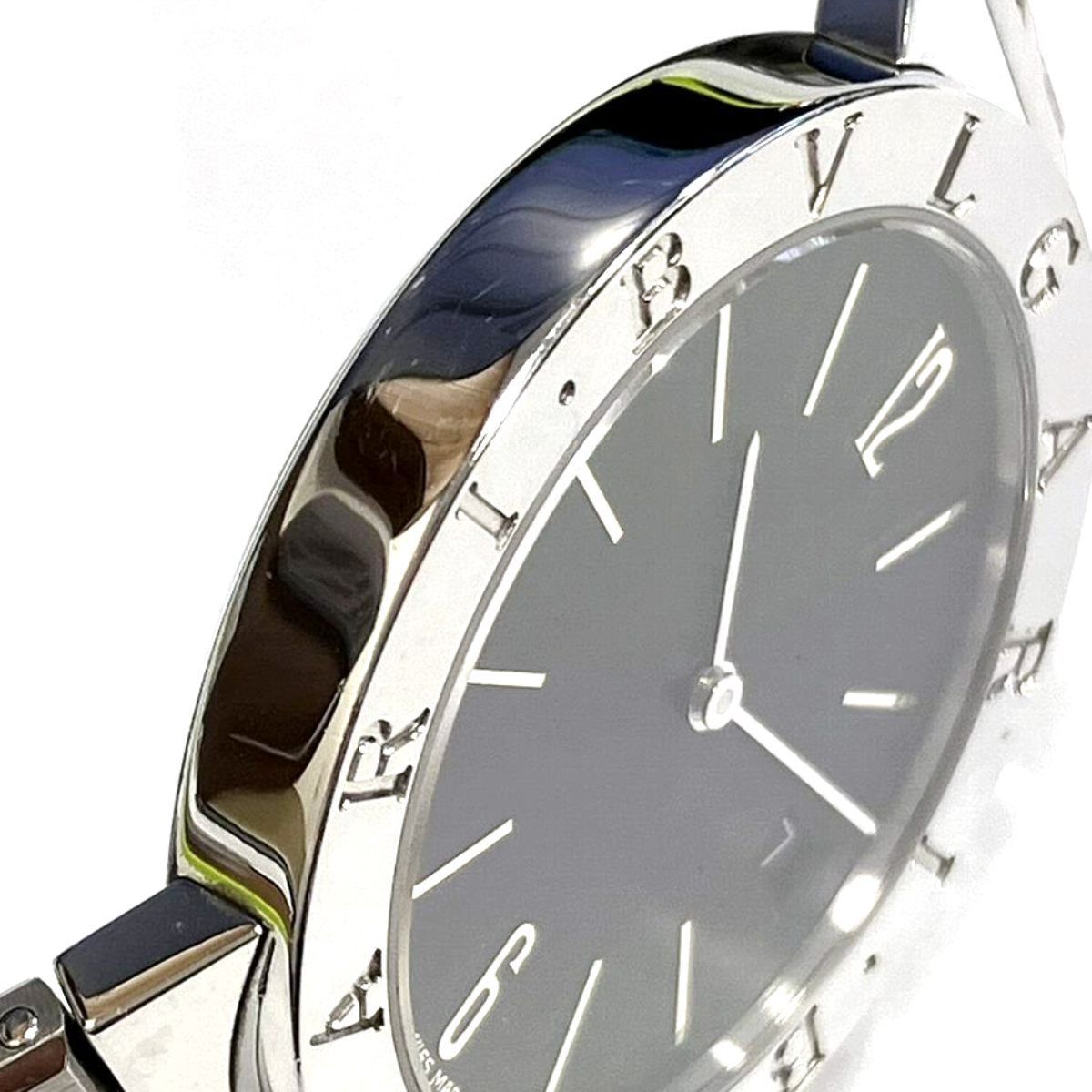 Bvlgari Watch SS Quartz Black Dial — view 8