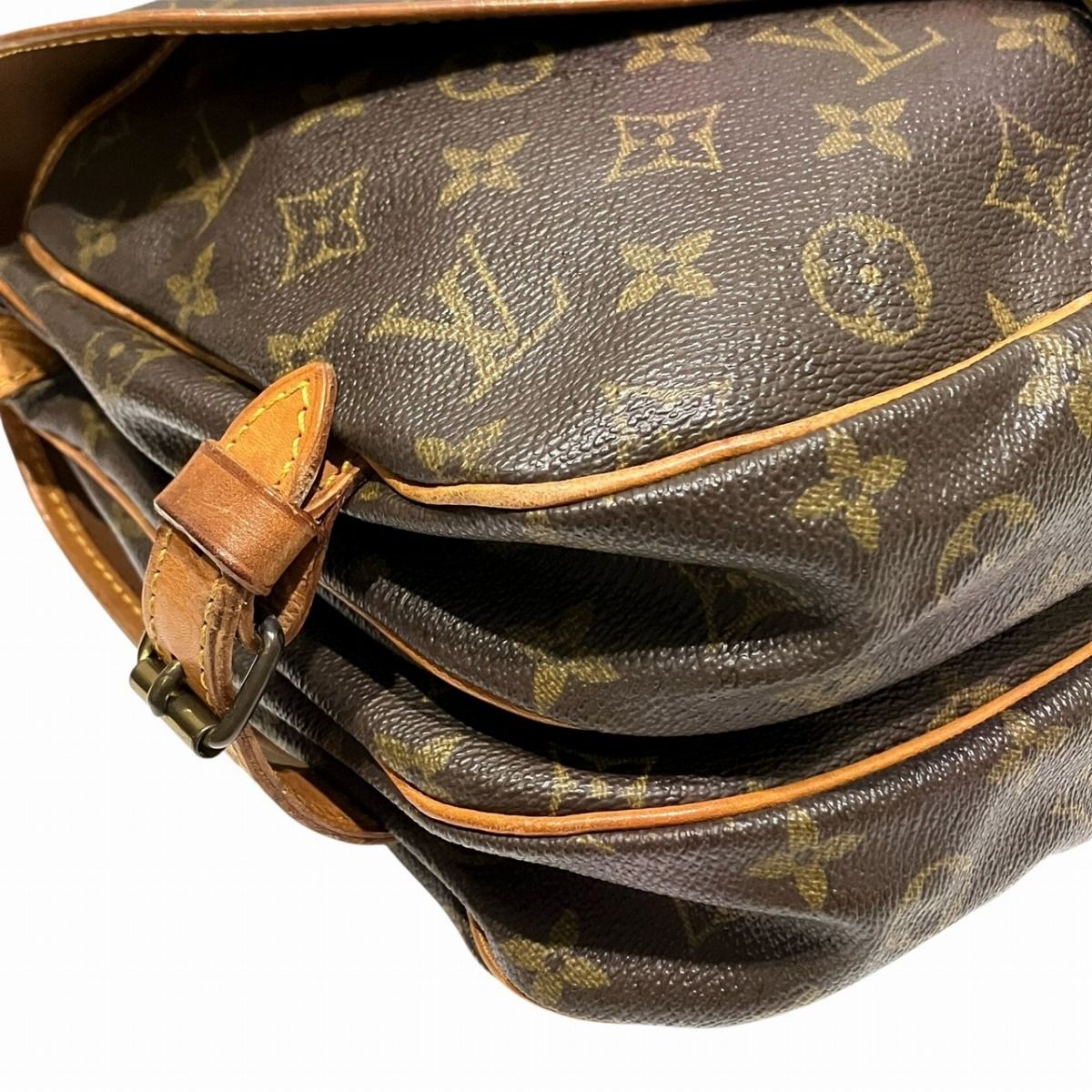 Louis Vuitton Saumur 30 Monogram Shoulder Bag Canvas — view 6