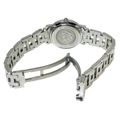 Hermes Cles Watch SS Quartz Pink Shell Dial — view 6