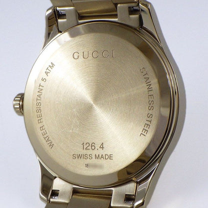 Gucci Watch Timeless 126.4 Gold Dial Date SS — view 4