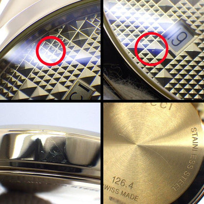 Gucci Watch Timeless 126.4 Gold Dial Date SS — view 6