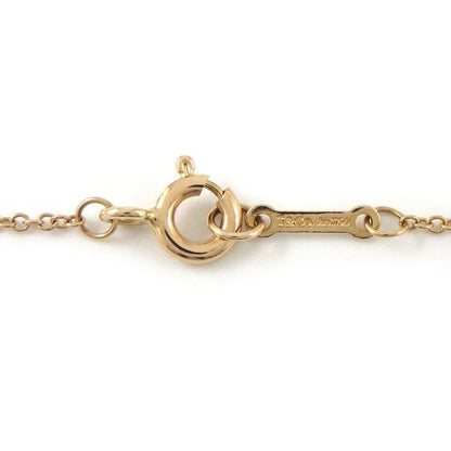 Tiffany & Co Necklace Olive Leaf 1 Point Diamond 18k Pink Gold — view 4