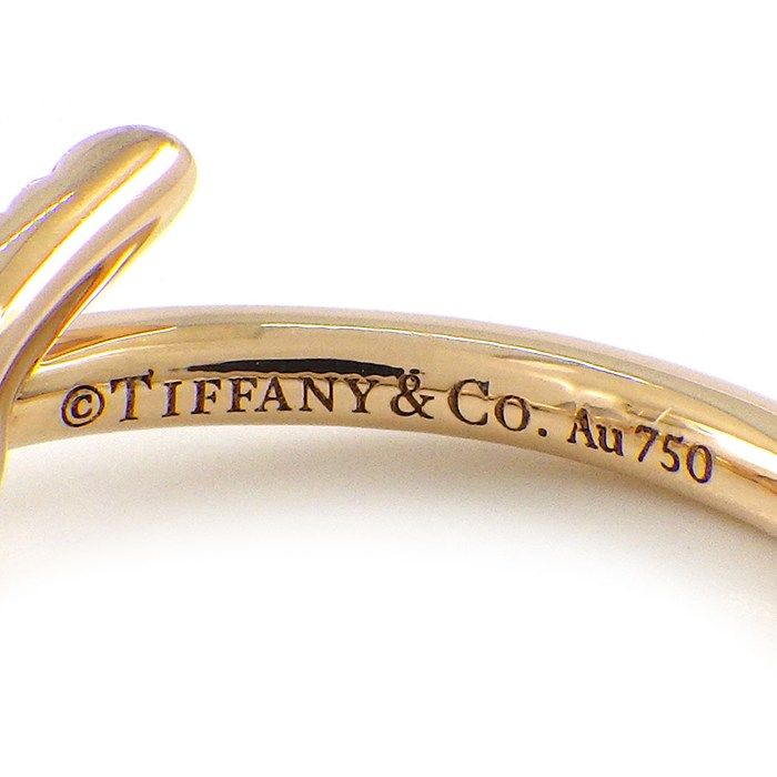 Tiffany & Co Ring Knot Diamond Total 18k Pink Gold — view 3