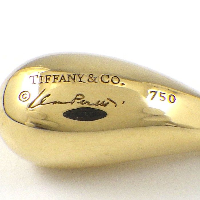 Tiffany & Co Necklace Teardrop 18k Yellow Gold — view 6